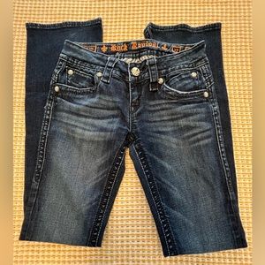 PRISTINE Rock Revival Jeans Heather Boot Cut,  Size 27